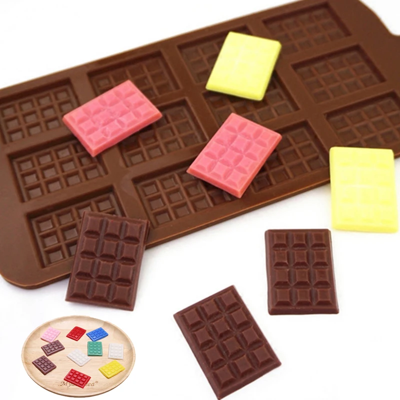 1PCS Silicone Mold 12 Cells Chocolate Mold Fondant Patisserie Candy Bar Mould Cake Mode Decoration Kitchen Baking Accessories
1PCS Silicone Mold 12 Cells Chocolate Mold Fondant Patisserie Candy Bar Mould Cake Mode Decoration Kitchen Baking Accessories
