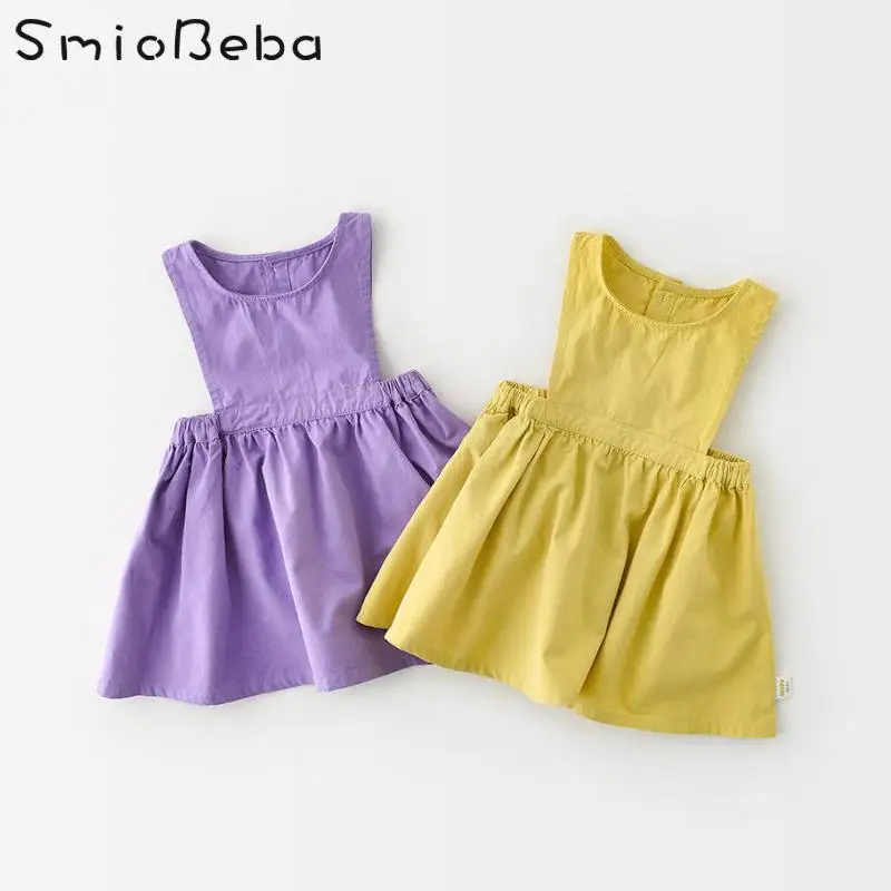 2021 Spring Newborn Korean Baby Girl Suspender Skirt Fresh Pure Color Sleeveless Princess Strap Dress Party Birthday Cute Infant
2021 Spring Newborn Korean Baby Girl Suspender Skirt Fresh Pure Color Sleeveless Princess Strap Dress Party Birthday Cute Infant