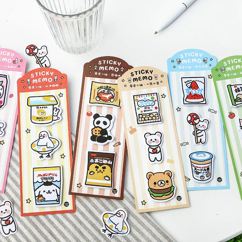 12PCS/LOT stationery snack shop series sticky n times stickers paper memo pad
12PCS/LOT stationery snack shop series sticky n times stickers paper memo pad