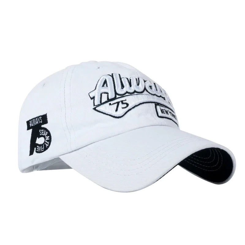 Autumn Cotton Baseball Hat Ladies Casual Letter Embroidery Always75 3D Three-Dimensional Embroidered Dad Cap Men's Wild Skully C
Autumn Cotton Baseball Hat Ladies Casual Letter Embroidery Always75 3D Three-Dimensional Embroidered Dad Cap Men's Wild Skully C