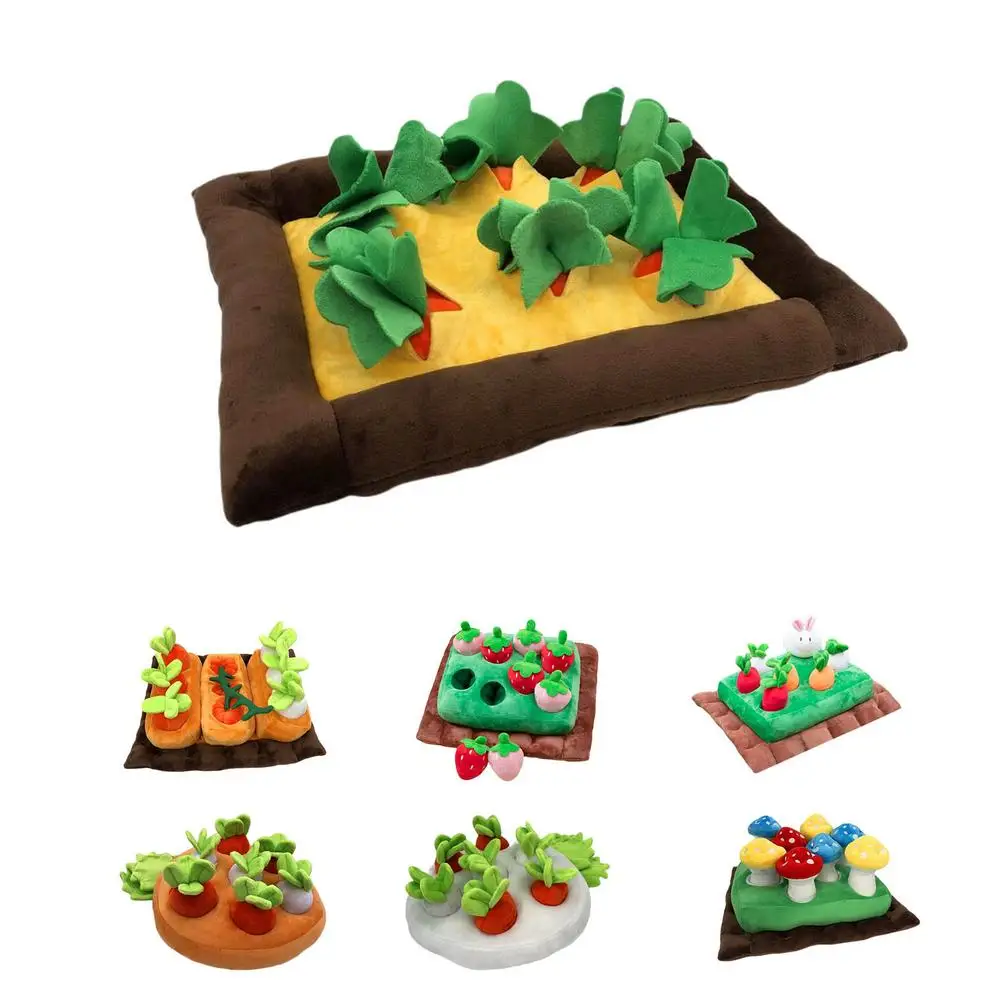 Pet Dog Chew Toy Sniffing Mat Carrot Doll Pull Out Radish Vegetable Field Plush Toy Parent Child Interaction Early Education Toy
Pet Dog Chew Toy Sniffing Mat Carrot Doll Pull Out Radish Vegetable Field Plush Toy Parent Child Interaction Early Education Toy