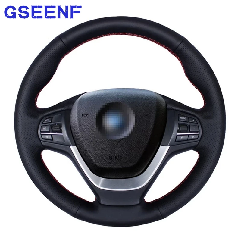 For BMW F25 X3 2011-2015 F26 X4 2014-2016 Braid On The Car Steering Wheel Cover Customize Wearable Black Genuine Leather
For BMW F25 X3 2011-2015 F26 X4 2014-2016 Braid On The Car Steering Wheel Cover Customize Wearable Black Genuine Leather
