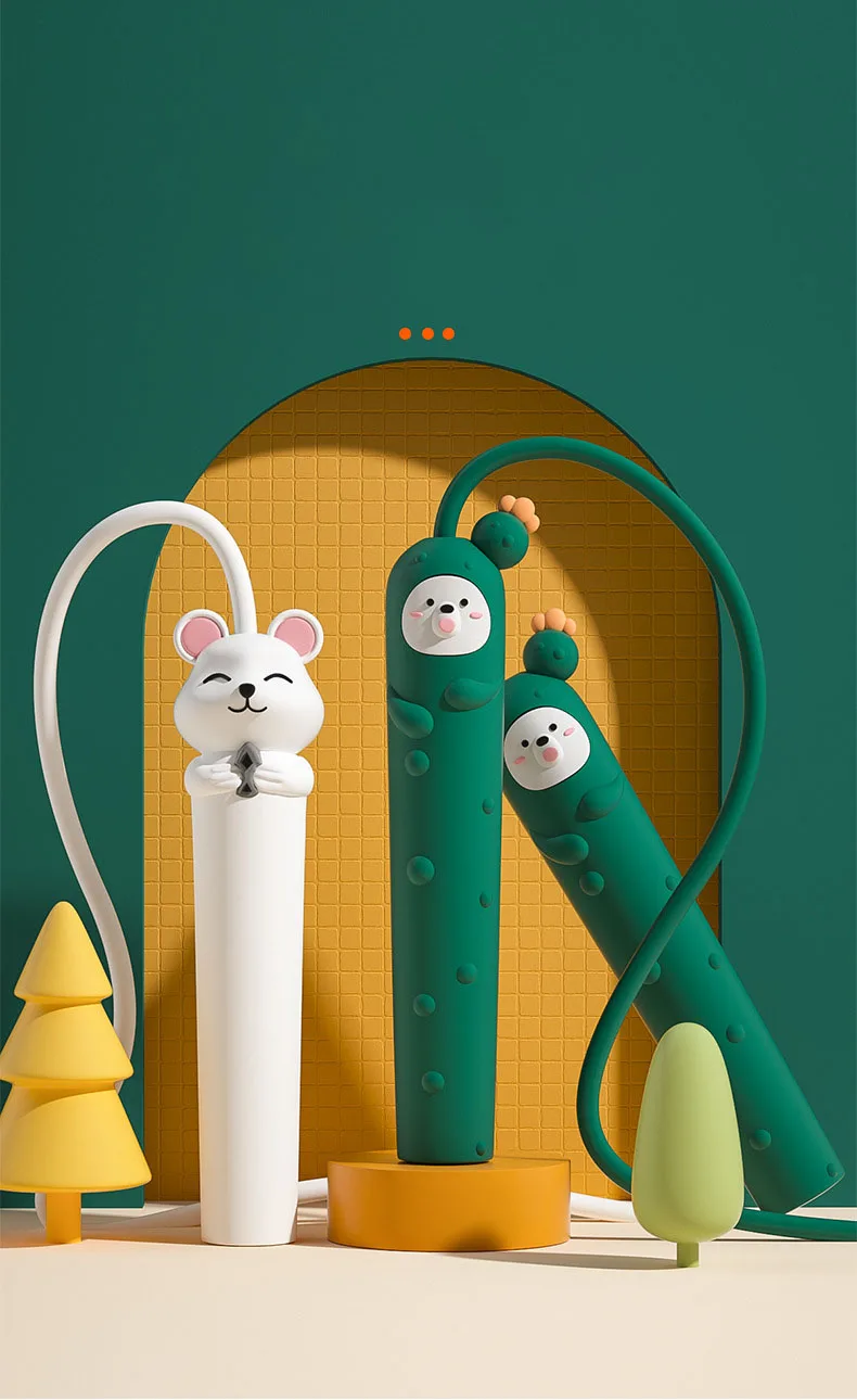 Cartoon Animal Jump Rope Imitation Silica Gel Boys and Girls Students Middle School Entrance Examination Rope Skipping
Cartoon Animal Jump Rope Imitation Silica Gel Boys and Girls Students Middle School Entrance Examination Rope Skipping