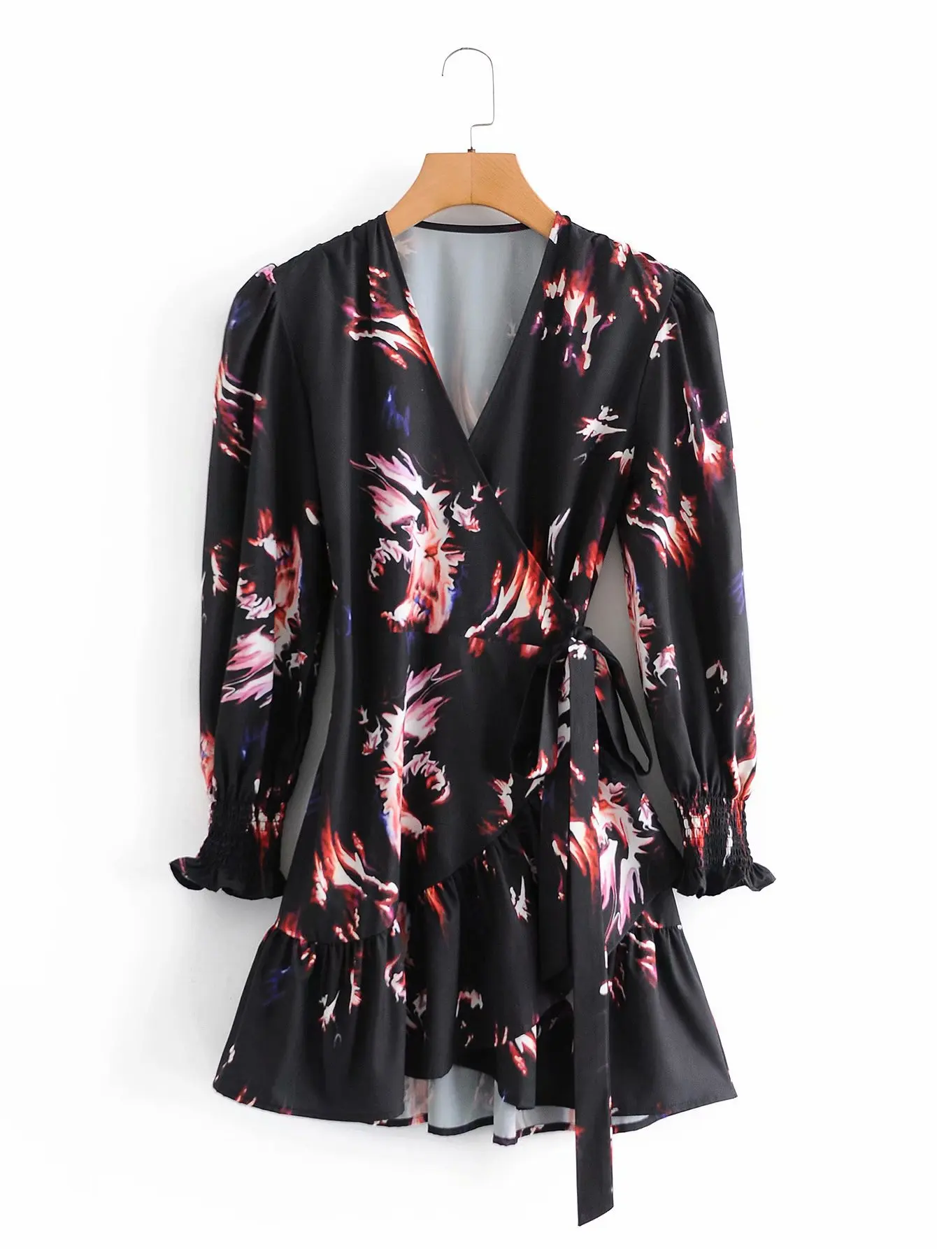 2021 New Women Dress Floral Print Summer Spring Casual V-NECK Long Sleeve Casual Ruffle prom Dresses Party Vacation
2021 New Women Dress Floral Print Summer Spring Casual V-NECK Long Sleeve Casual Ruffle prom Dresses Party Vacation