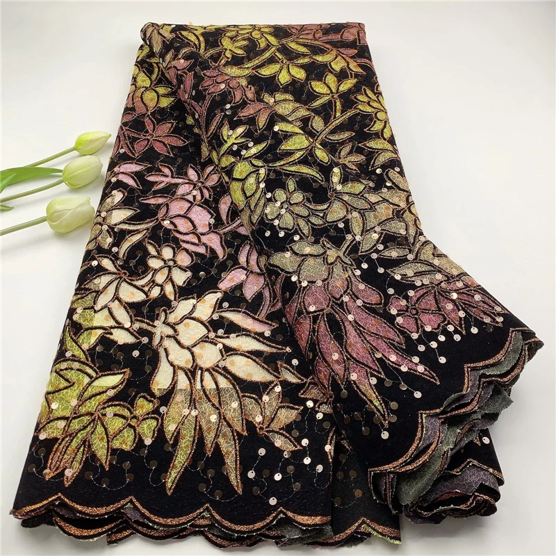 Африканская кружевная ткань с блестками, вышивка, тюль, кружево, Смешанная бархатная ткань для вечернего платья, 5 ярдов
Африканская кружевная ткань с блестками, вышивка, тюль, кружево, Смешанная бархатная ткань для вечернего платья, 5 ярдов