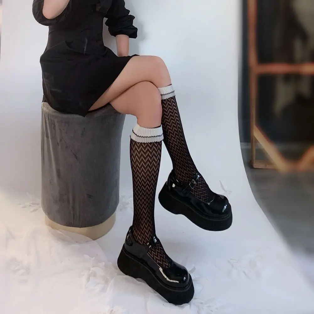 Cute Lace Lolita Socks Medium Women's Stockings Striped Mesh Socks Sweet Socks Girls Female Cosplay Costumes Accessorie
Cute Lace Lolita Socks Medium Women's Stockings Striped Mesh Socks Sweet Socks Girls Female Cosplay Costumes Accessorie