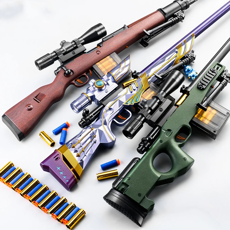 Игрушечный пистолет AWM 98k с мягкими пулями для снайперской винтовки, пневматического ружья, ручного пневматического дробовика CS для использ...
Игрушечный пистолет AWM 98k с мягкими пулями для снайперской винтовки, пневматического ружья, ручного пневматического дробовика CS для использ...