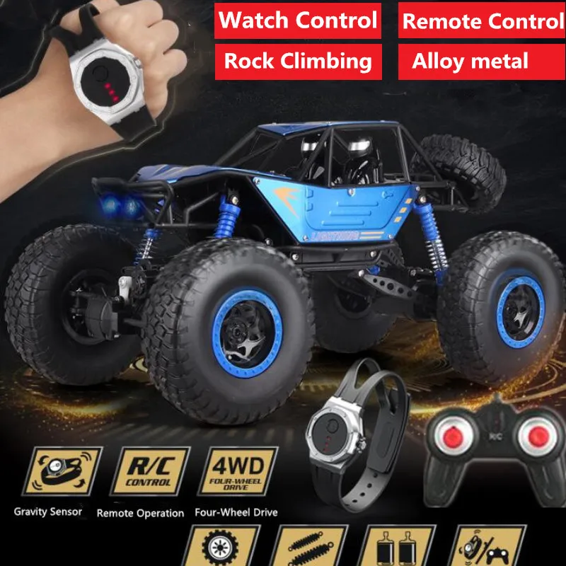 New Update Remote Control & Watch Control High Speed RC Climbing car with 3pcs battery Alloy Dual Mode Gravity Sensing Car Toys 
New Update Remote Control & Watch Control High Speed RC Climbing car with 3pcs battery Alloy Dual Mode Gravity Sensing Car Toys