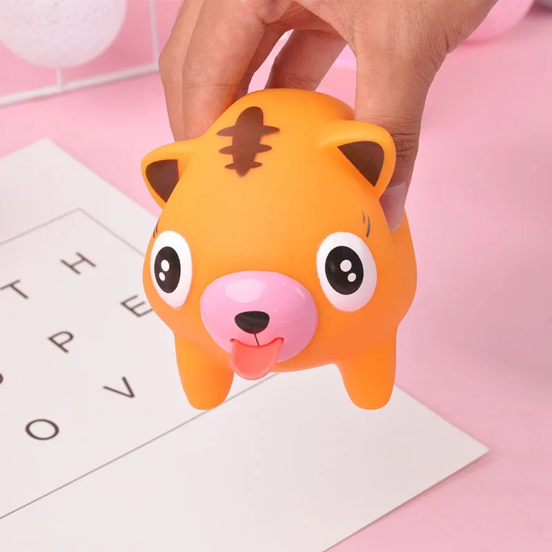 1Pcs cute talking animal Squeeze toy tongue out Cute new exotic animal decompression vent toys For Children For Antis Stress
1Pcs cute talking animal Squeeze toy tongue out Cute new exotic animal decompression vent toys For Children For Antis Stress