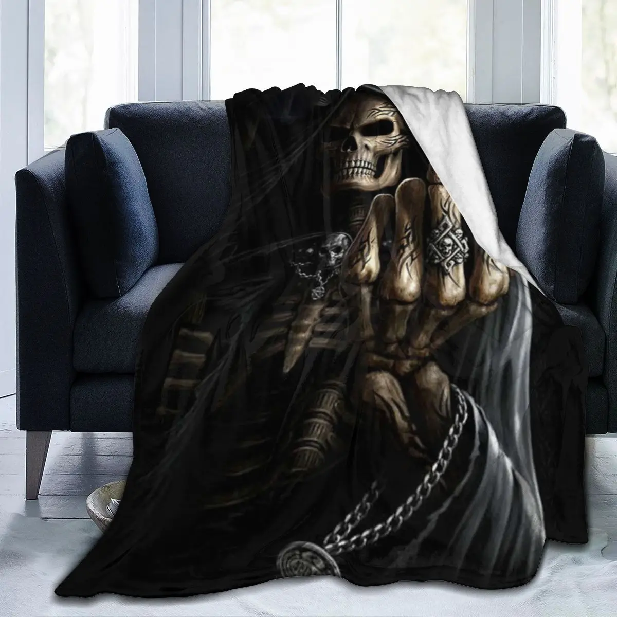 Manta de felpa с принтом 3D de Calavera, manta suave de franela para cama, пикник, cuadrada, suave, nueva moda
Manta de felpa с принтом 3D de Calavera, manta suave de franela para cama, пикник, cuadrada, suave, nueva moda
