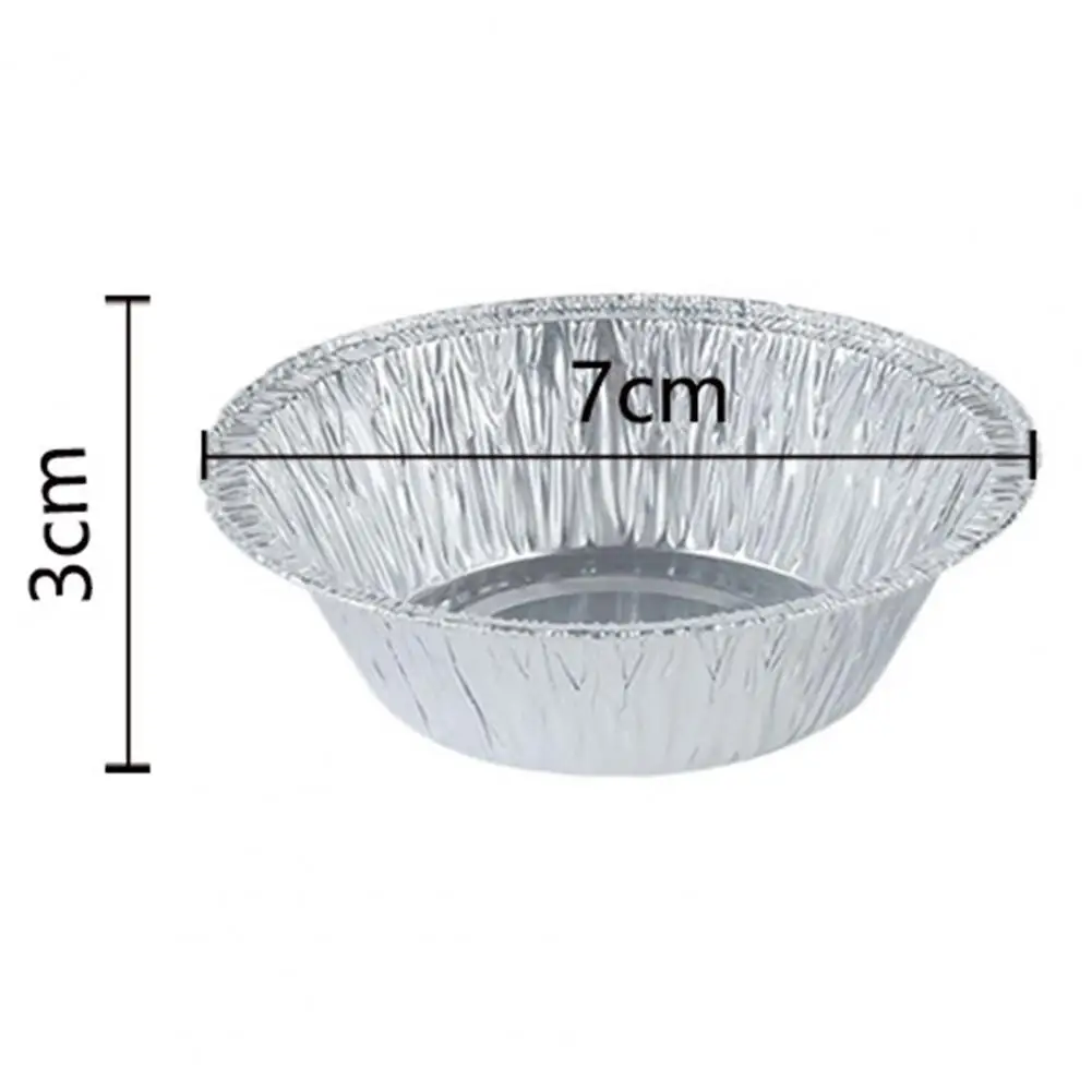 100Pcs Egg Flan Mould Round Disposable Pewter Dessert Cupcake Baking Cups for DIY Fondant
100Pcs Egg Flan Mould Round Disposable Pewter Dessert Cupcake Baking Cups for DIY Fondant