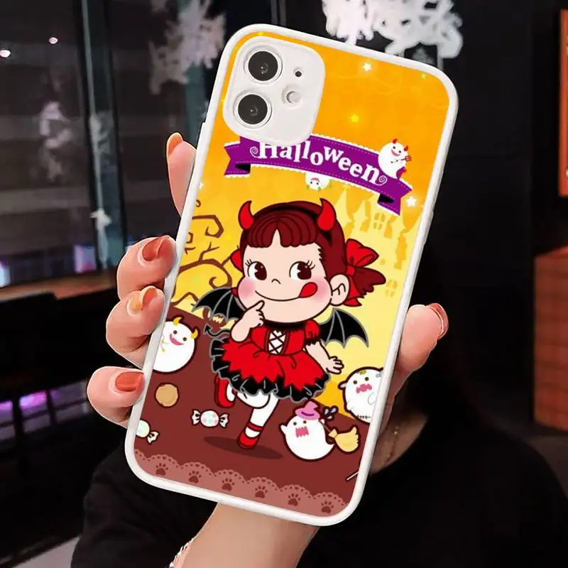 Cute Fujiya Milky Peko chan Phone Case Matte Transparent for iPhone 7 8 11 12 s mini pro X XS XR MAX Plus cover funda
Cute Fujiya Milky Peko chan Phone Case Matte Transparent for iPhone 7 8 11 12 s mini pro X XS XR MAX Plus cover funda