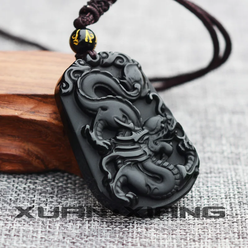 Men Necklace Pendant Black Obsidian Dragon Pendant Zodaic Dragon Wishful Gift for Men Women Fine Jewelry
Men Necklace Pendant Black Obsidian Dragon Pendant Zodaic Dragon Wishful Gift for Men Women Fine Jewelry