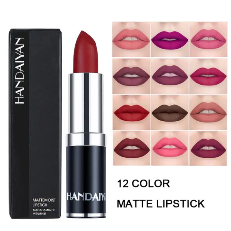 HANDAIYAN matte lipstick lip liner makeup woman lipstick matte durable waterproof nude red lipstick lip make up Korean cosmetics
HANDAIYAN matte lipstick lip liner makeup woman lipstick matte durable waterproof nude red lipstick lip make up Korean cosmetics
