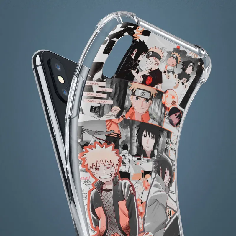 Anime Naruto Collage For iPhone 12 Mini 11 Pro 7 Case Transparent Phone Shell For Apple iPhone XR 6 Plus XS Max Airbag Cover
Anime Naruto Collage For iPhone 12 Mini 11 Pro 7 Case Transparent Phone Shell For Apple iPhone XR 6 Plus XS Max Airbag Cover
