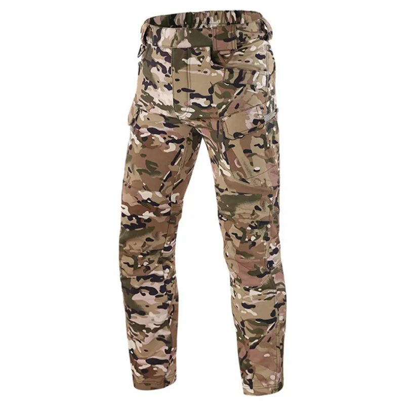 Men's Tactical Outdoor Trousers Shark Skin Soft Shell Polar Fleece Trousers Warm Fleece Pants Windproof and Waterproof Sports
Men's Tactical Outdoor Trousers Shark Skin Soft Shell Polar Fleece Trousers Warm Fleece Pants Windproof and Waterproof Sports