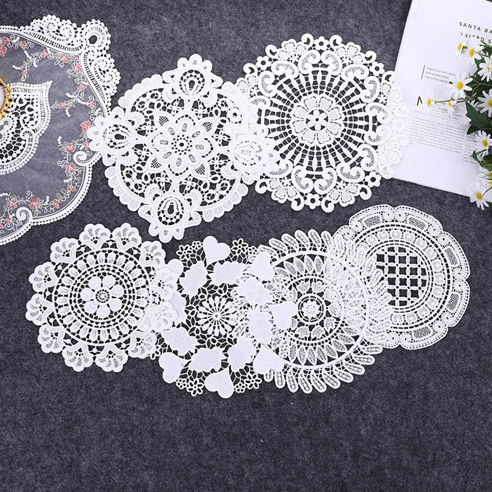 Round Lace Doilies Crochet Round Lace Placemat Napkin Placemat Cup Dish Coaster Home Table Decoration Mats Pads
Round Lace Doilies Crochet Round Lace Placemat Napkin Placemat Cup Dish Coaster Home Table Decoration Mats Pads