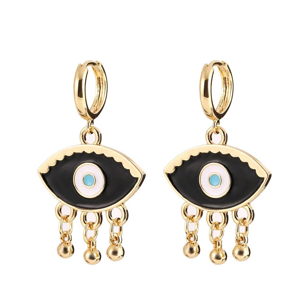 2020 Vintage Dripping Black Red Evil Eye Tears Pattern Heart Shape Short Tassel Drop Earrings For Women Female Bohemian Earring
2020 Vintage Dripping Black Red Evil Eye Tears Pattern Heart Shape Short Tassel Drop Earrings For Women Female Bohemian Earring