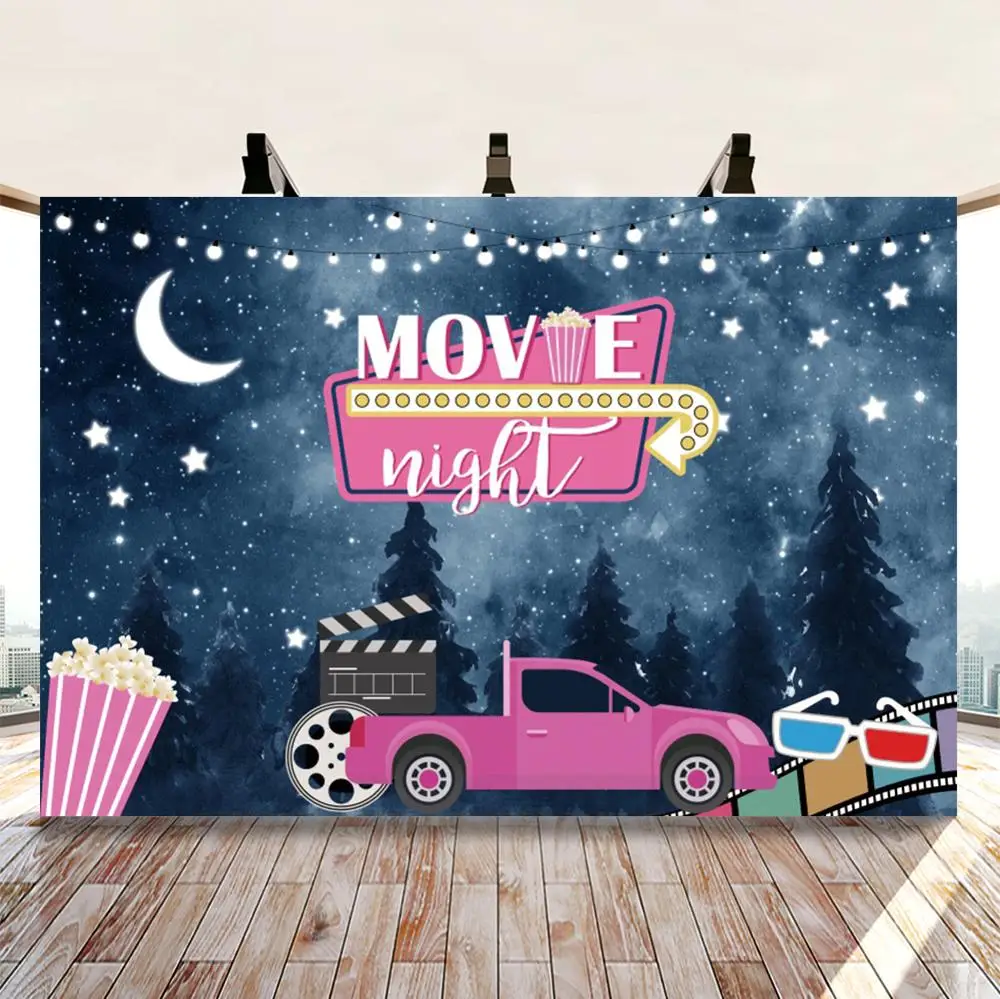 

Yeele Movie Night Stars Light Bokeh Car Photography Backdrops Personalise Photographic Backgrounds Photo Studio Props Photocall