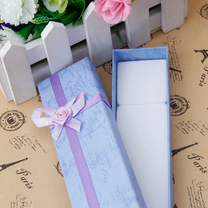 5Pcs Long Jewellery Display Gift Boxes with Bow for Necklace/Bracelet/Watch Case Random Colors
5Pcs Long Jewellery Display Gift Boxes with Bow for Necklace/Bracelet/Watch Case Random Colors