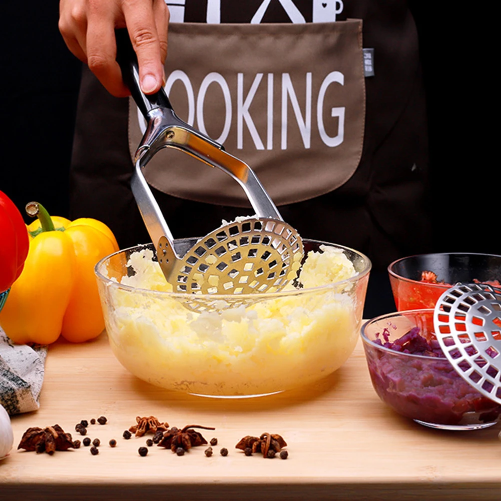1pc Potato Masher Ricer Puree Pressed Fruit Juice Maker Stainless Steel Potato Pusher Smooth Mashed Potatoes Crusher Fruit Tools
1pc Potato Masher Ricer Puree Pressed Fruit Juice Maker Stainless Steel Potato Pusher Smooth Mashed Potatoes Crusher Fruit Tools