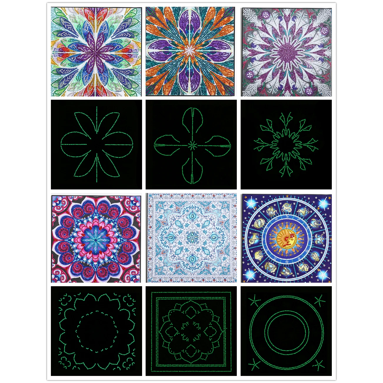 DIY 5D Luminous Diamond Painting Kits for Adult Kids Special Shaped Diamond Painting Mandala Flowers Kit Partial Drill for Decor
DIY 5D Luminous Diamond Painting Kits for Adult Kids Special Shaped Diamond Painting Mandala Flowers Kit Partial Drill for Decor
