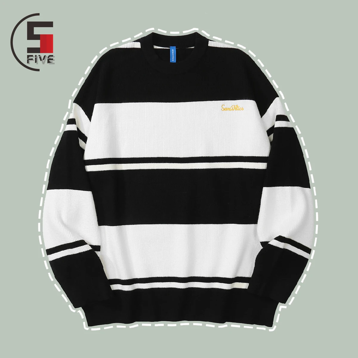 Striped Print Knit Sweater Men Harajuku Retro Striped Wool Pullover Winter 2021 Hip Hop Streetwear Oversized Unisex Sweaters NEW
Striped Print Knit Sweater Men Harajuku Retro Striped Wool Pullover Winter 2021 Hip Hop Streetwear Oversized Unisex Sweaters NEW