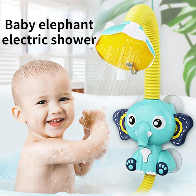 Elephant Cloud Electric Shower Head Children's Bathroom Bathing and Bathing Toys Automatic Circulation Water Spraying Toys 
Elephant Cloud Electric Shower Head Children's Bathroom Bathing and Bathing Toys Automatic Circulation Water Spraying Toys
