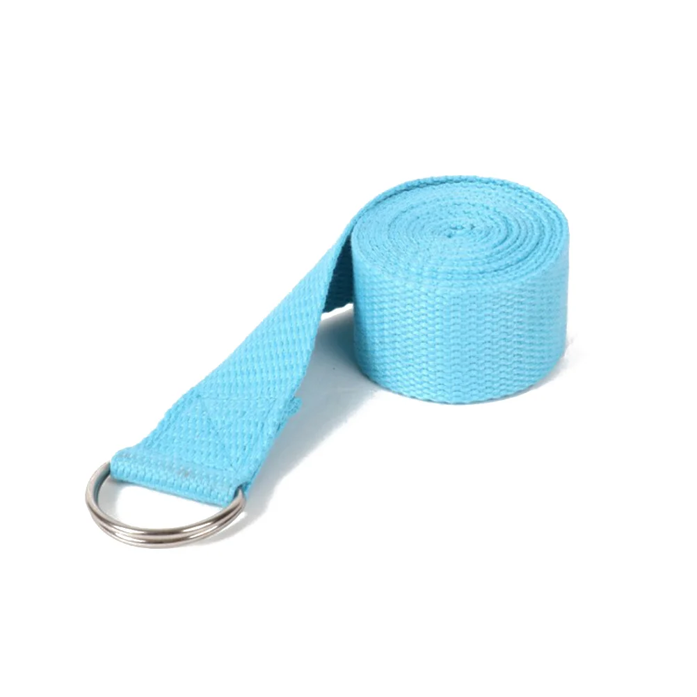 Yoga Strap Durable Cotton Exercise Straps with Adjustable D-Ring Buckle for Yoga Stretching General Fitness (Sky Blue)
Yoga Strap Durable Cotton Exercise Straps with Adjustable D-Ring Buckle for Yoga Stretching General Fitness (Sky Blue)