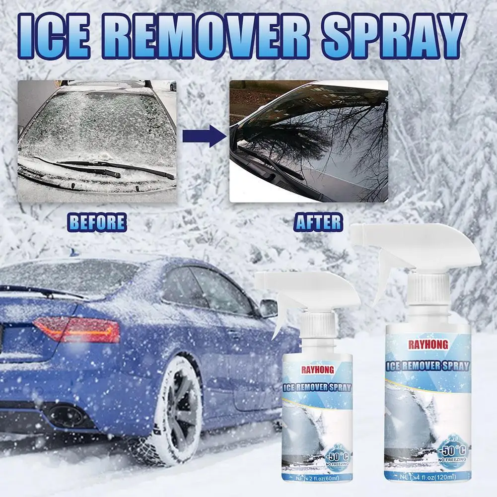 60/120ml Automobile Melting Agent Car Windshield De-icing Spray
60/120ml Automobile Melting Agent Car Windshield De-icing Spray