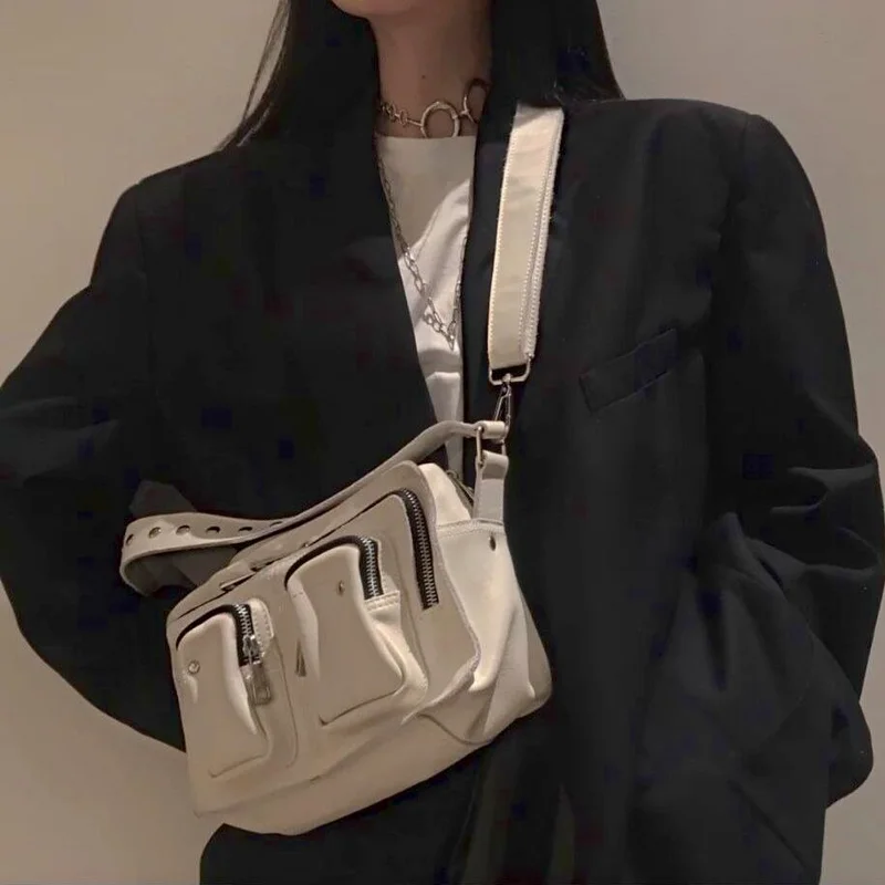 Xiuya High Street Cool Shoulder Bag Women 2021 Moto Biker Style Rivet Crossbody Bags HipHop Small Handbag Woman Coin Purse Pouch
Xiuya High Street Cool Shoulder Bag Women 2021 Moto Biker Style Rivet Crossbody Bags HipHop Small Handbag Woman Coin Purse Pouch