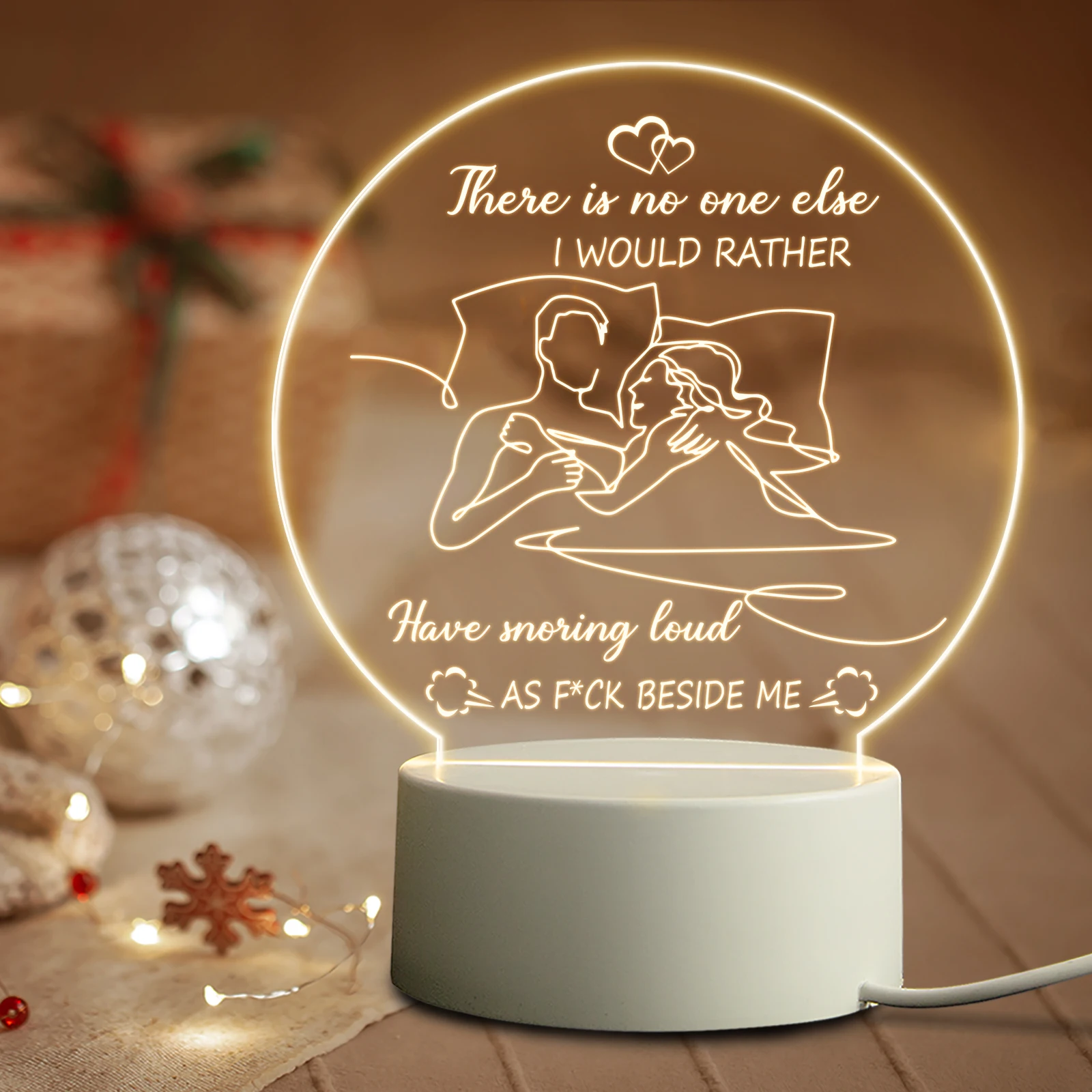 Night Light Gift for Husband Heart & Round Shapes Warm Bedside Lamp Anniversary Christmas Birthday Present Party & Bedroom Decor
Night Light Gift for Husband Heart & Round Shapes Warm Bedside Lamp Anniversary Christmas Birthday Present Party & Bedroom Decor