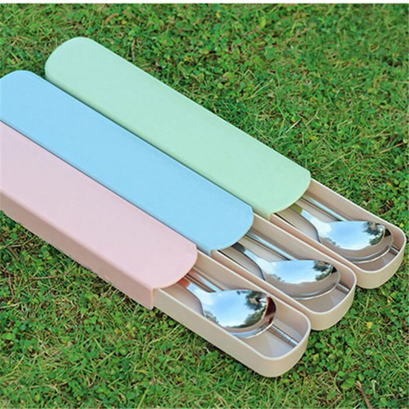 Stainless Steel Spoon Tableware Reusable Travel Cutlery Set Camp Utensils Set with Fork Chopsticks Straw Portable Case
Stainless Steel Spoon Tableware Reusable Travel Cutlery Set Camp Utensils Set with Fork Chopsticks Straw Portable Case