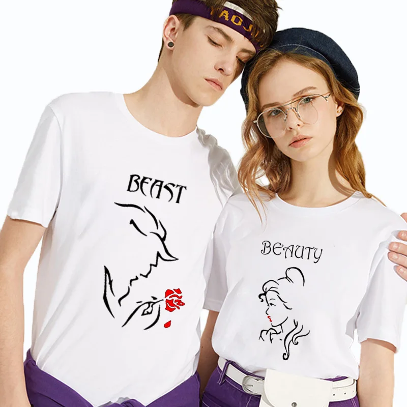 Lover T-shirts Couple Matching Tshirt Women Lovers T-shirt Unisex Top Tee Soft graphic t shirts Beast Men Rose Beauty
Lover T-shirts Couple Matching Tshirt Women Lovers T-shirt Unisex Top Tee Soft graphic t shirts Beast Men Rose Beauty