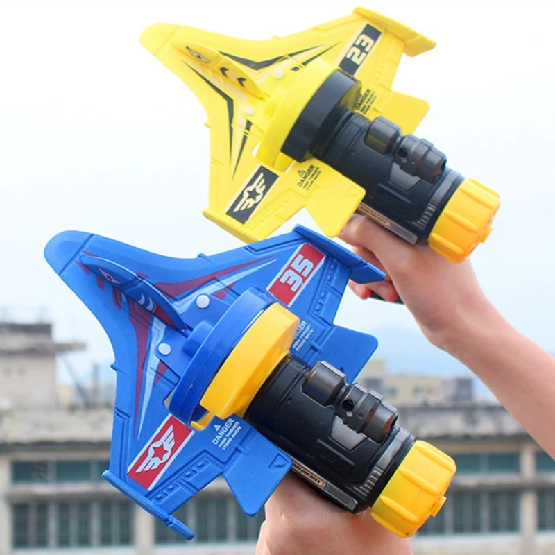 Hand Throwing Swivel Catapult Foam Aircraft Outdoor Launcher Gliding Flying Plane Model Children Toys Gifts
Hand Throwing Swivel Catapult Foam Aircraft Outdoor Launcher Gliding Flying Plane Model Children Toys Gifts