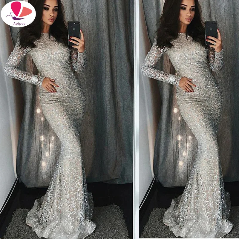 Sequined Maxi Dress Long Sleeved O Neck Gold Black Stretch Party Dress Floor Length Evening Party Dresses Gowns Vestidos
Sequined Maxi Dress Long Sleeved O Neck Gold Black Stretch Party Dress Floor Length Evening Party Dresses Gowns Vestidos