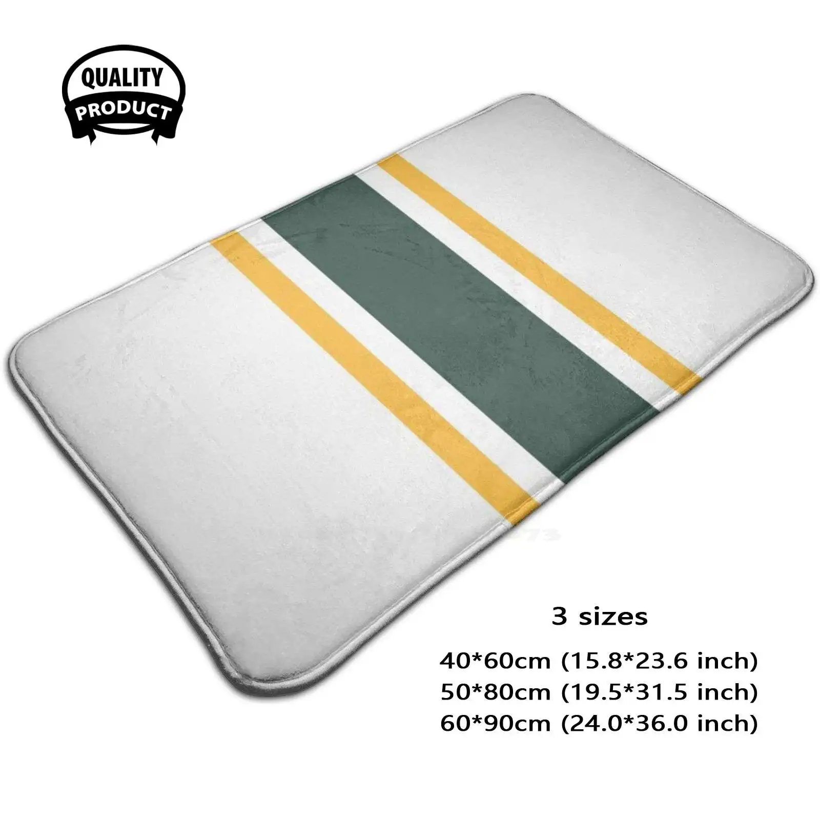 Белый, зеленый, золотой, вертикальный, мощный, полосатый, 3 размера, домашний ковер, комнатный ковер, укорененный сыр, Висконсин 
Белый, зеленый, золотой, вертикальный, мощный, полосатый, 3 размера, домашний ковер, комнатный ковер, укорененный сыр, Висконсин