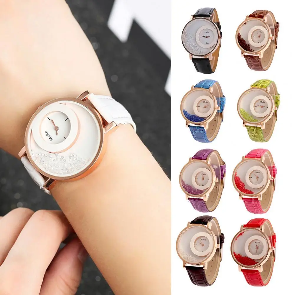 Dropshipping Women Watch Elegant Energy-saving Portable Quicksand Rhinestone Wrist Watch for Work
Dropshipping Women Watch Elegant Energy-saving Portable Quicksand Rhinestone Wrist Watch for Work