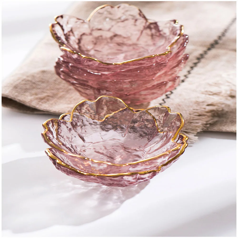 2Pcs Nordic Style Gold Inlay Glass Sauce Bowl Mini Japanese Cherry Blossoms Seasoning Plate For Fruit Sala Kitchen Accessories
2Pcs Nordic Style Gold Inlay Glass Sauce Bowl Mini Japanese Cherry Blossoms Seasoning Plate For Fruit Sala Kitchen Accessories