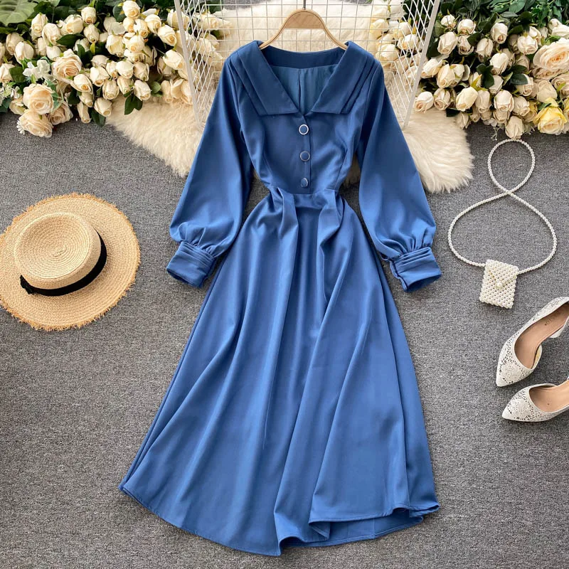 Foamlina 2020 винтажное элегантное женское весенне-осеннее платье средней длины с длинным рукавом на пуговицах с V-образным вырезом повседневное ...
Foamlina 2020 винтажное элегантное женское весенне-осеннее платье средней длины с длинным рукавом на пуговицах с V-образным вырезом повседневное ...