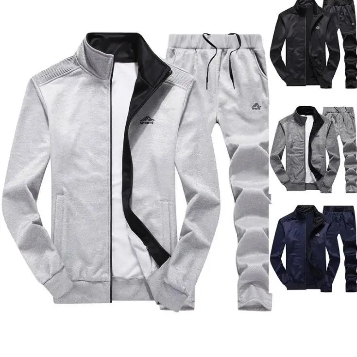 Spring Autumn Fashion Sport Suit Men Casual Sets Tracksuit Hoodies+Pants 2PC Sets Men's coat Sportswear Baseball uniform 
Spring Autumn Fashion Sport Suit Men Casual Sets Tracksuit Hoodies+Pants 2PC Sets Men's coat Sportswear Baseball uniform