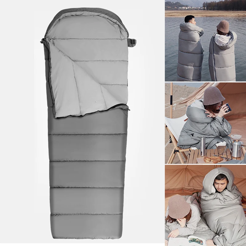 Portable Sleeping Bag Envelope Type Splicing Lightweight Waterproof Sleeping Bag for Spring Autumn Hiking Camping
Portable Sleeping Bag Envelope Type Splicing Lightweight Waterproof Sleeping Bag for Spring Autumn Hiking Camping
