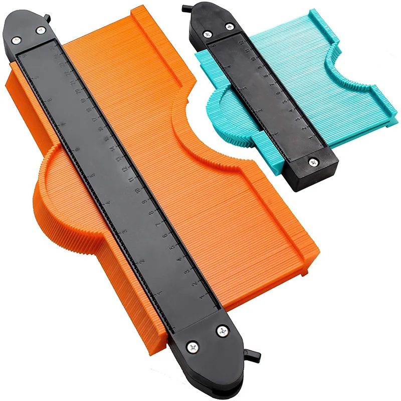 Contour Gauge with Lock, 2 Pack 5 Inch 10 Inch Widen Profile Gauges Measure Ruler Contour Duplicator Comb Tool
Contour Gauge with Lock, 2 Pack 5 Inch 10 Inch Widen Profile Gauges Measure Ruler Contour Duplicator Comb Tool
