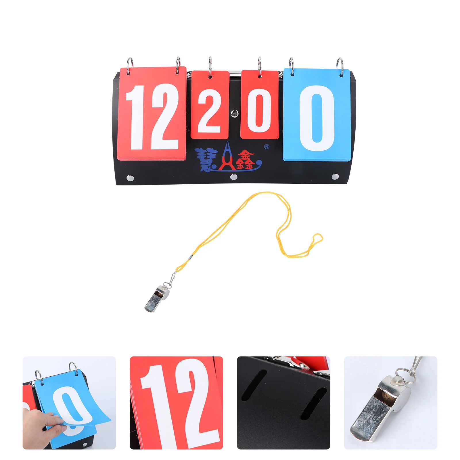 Portable Double-sided 4-Digit Sports Competition ScoreBoard Multifunctional Folding Score Board for Table Tennis Basketball
Portable Double-sided 4-Digit Sports Competition ScoreBoard Multifunctional Folding Score Board for Table Tennis Basketball