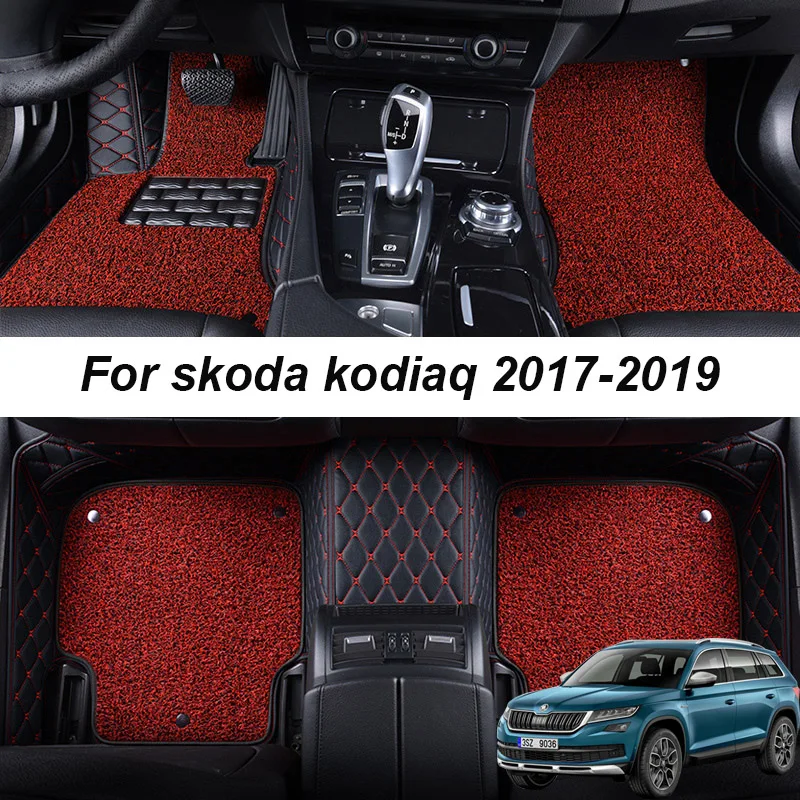 Double layer Leather interior Parts Customized Car Floor Mats For skoda kodiaq 2017 2018 2019 2020 Carpets Rugs Pads Accessories
Double layer Leather interior Parts Customized Car Floor Mats For skoda kodiaq 2017 2018 2019 2020 Carpets Rugs Pads Accessories