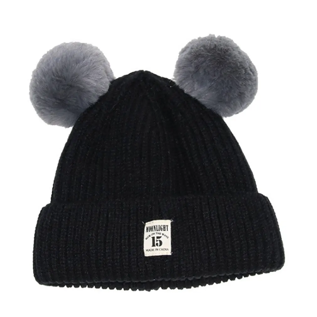 Children Hat Baby Girls Boys Warm Winter Wool Hat Sweet Knit Beanie Hat With Two Fur Pom Pom Balls Kids Caps Baby Soft Hat Cap
Children Hat Baby Girls Boys Warm Winter Wool Hat Sweet Knit Beanie Hat With Two Fur Pom Pom Balls Kids Caps Baby Soft Hat Cap