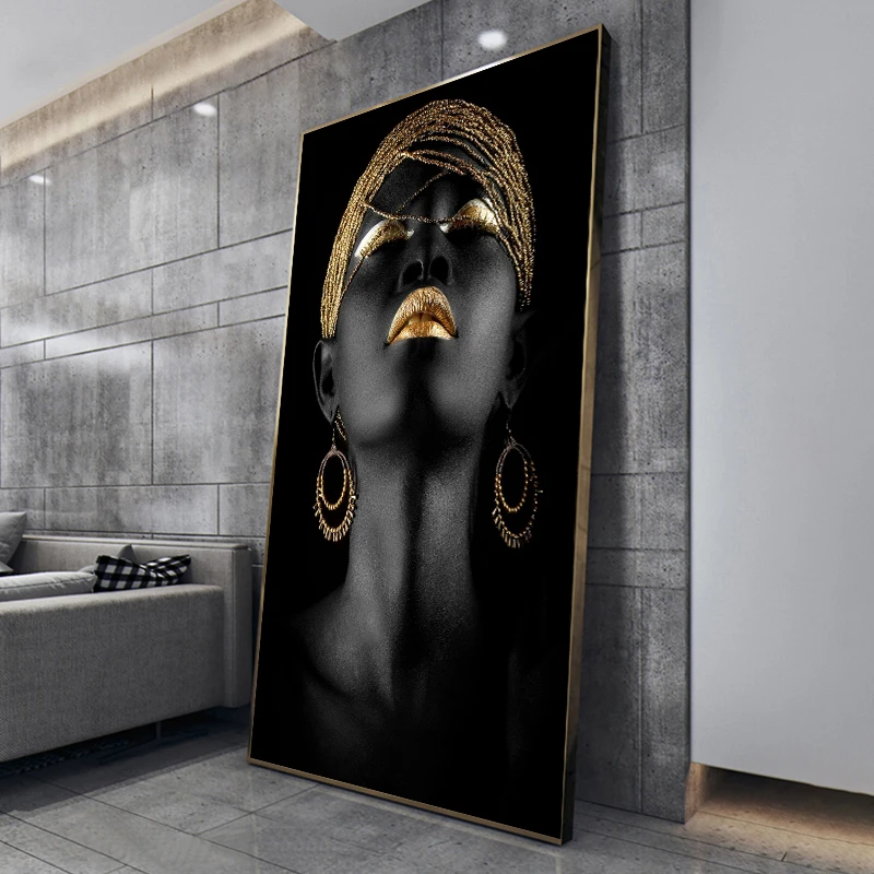 Dropshipping Canvas Painting African Black Woman Posters and Prints Large Wall Art Pictures for Living Room Home Decoration
Dropshipping Canvas Painting African Black Woman Posters and Prints Large Wall Art Pictures for Living Room Home Decoration