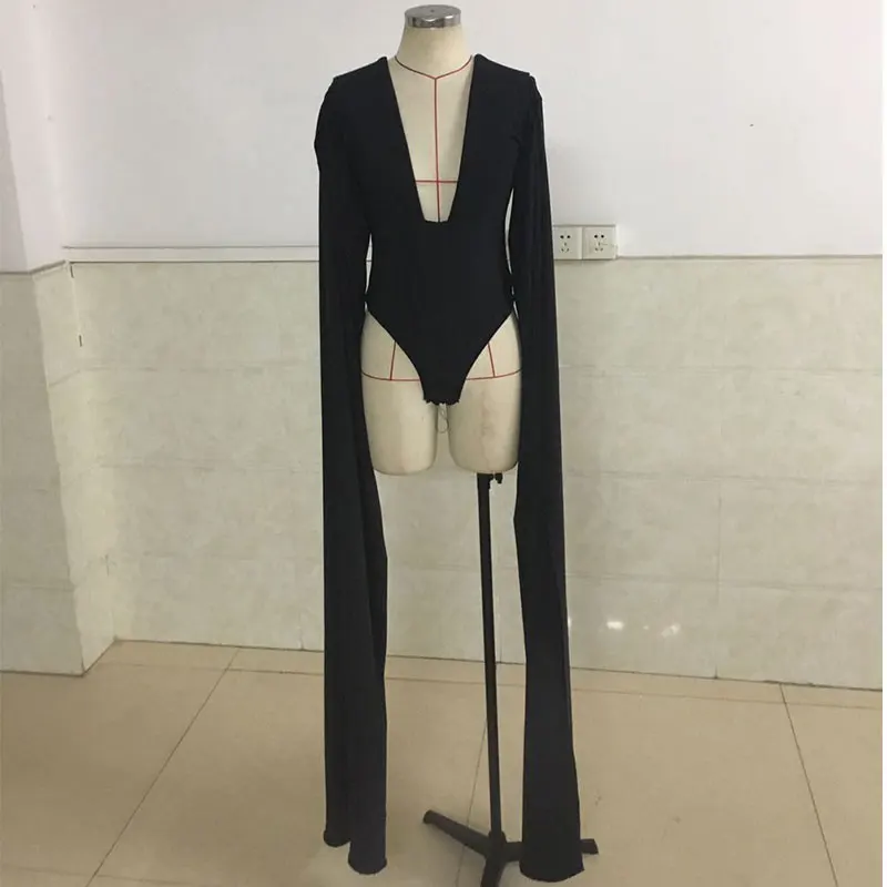 Sexy deep V-neck Stage bodysuit Nightclub Party Show Dancer Costumes Female Singer Outfit DJ DS
Sexy deep V-neck Stage bodysuit Nightclub Party Show Dancer Costumes Female Singer Outfit DJ DS