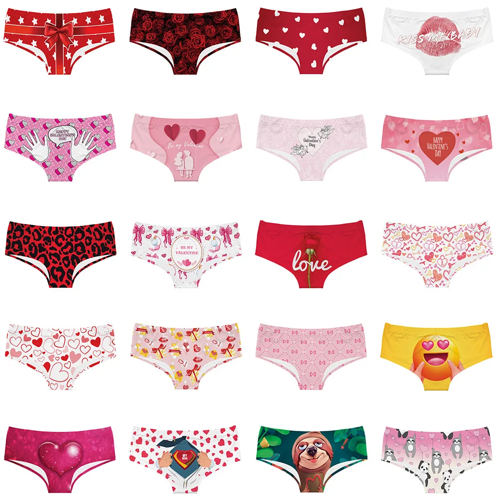 Women Star Print Underwear Low Waist Sexy Panties Love Rose Seamless Briefs European American Style Animal Girl Print Underwear
Women Star Print Underwear Low Waist Sexy Panties Love Rose Seamless Briefs European American Style Animal Girl Print Underwear