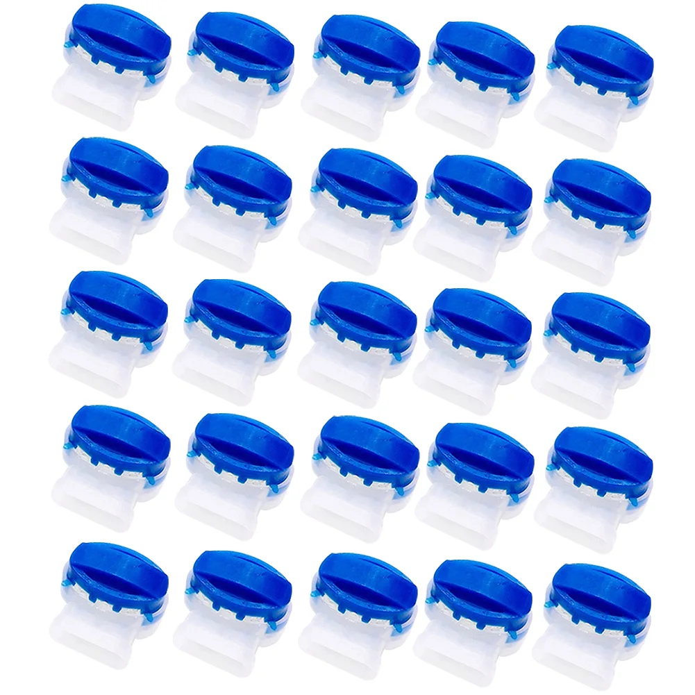20pcs Wire Connector Durable Irrigation Terminal Robotic Lawn Mower Applications Outdoor Accessories 3-Way Electrical Portable
20pcs Wire Connector Durable Irrigation Terminal Robotic Lawn Mower Applications Outdoor Accessories 3-Way Electrical Portable